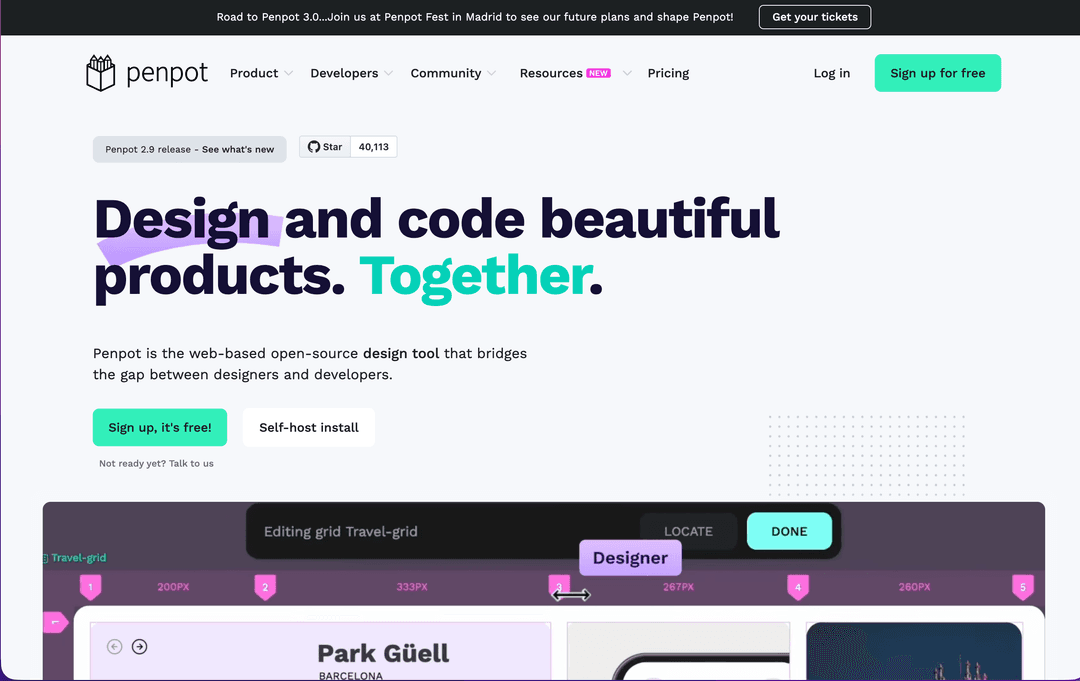 Penpot - Self-hosted Design Tool solution